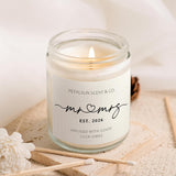 Wedding Gifts For Couples 2026, Mr And Mrs Candle, Bridal Shower, Wedding Shower Gifts For Bride And Groom, Lavender Scented Soy Wax Candle