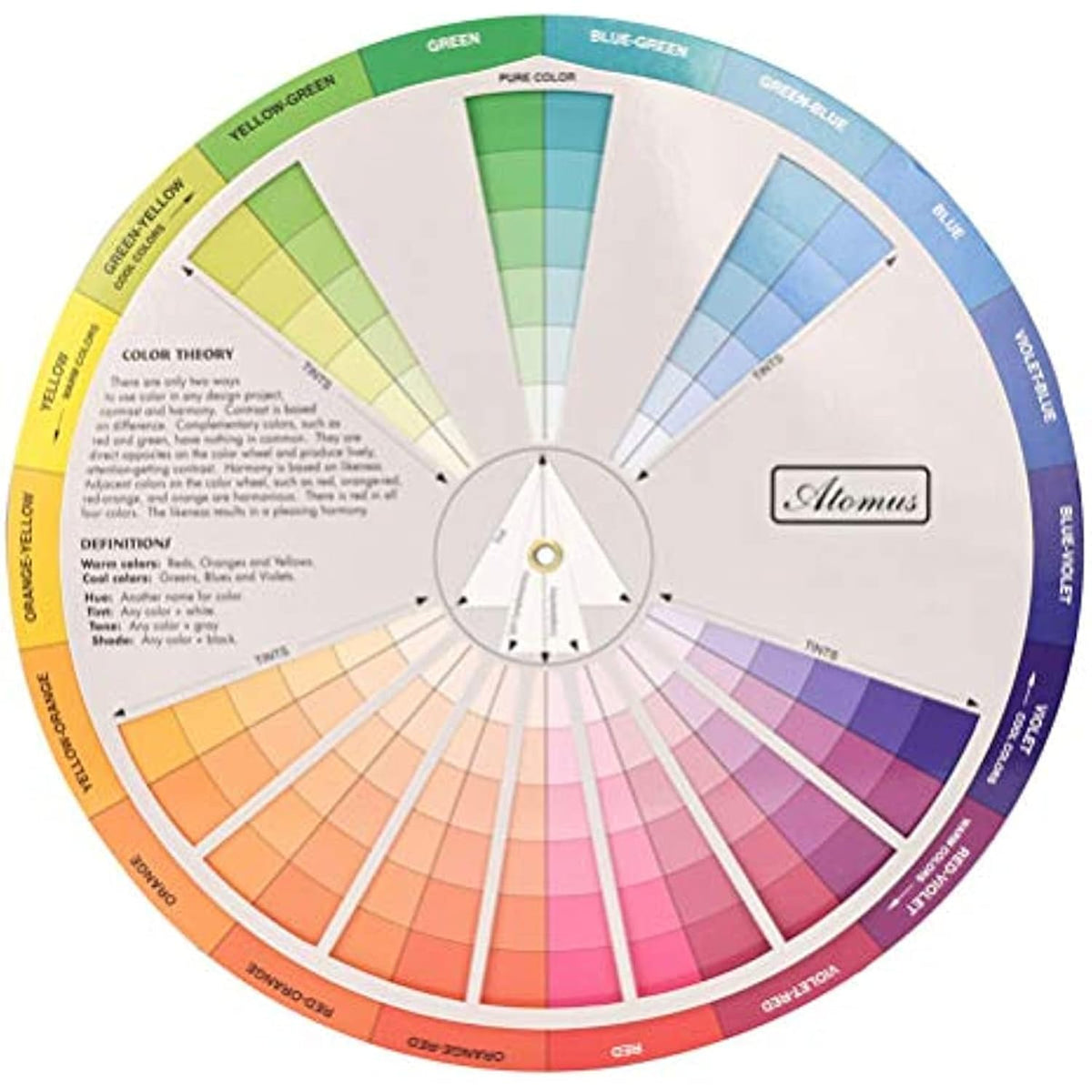 Color Wheel Mixing Guide,Color Matching Color Wheel,Color Learning ...
