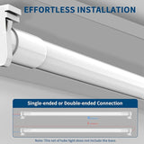20 Pack 4FT T8 LED Tube Lights 14W 2450LM 5000K Type A B Frosted Replacement