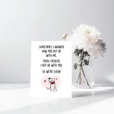 Romantic Valentines Day Gifts Him Her, Funny Valentine'S Day Card Gift Girlfriend Boyfriend Wife Husband Partner Couple, Humor Birthday Vday Wedding Anniversary Cards, Love You Cards