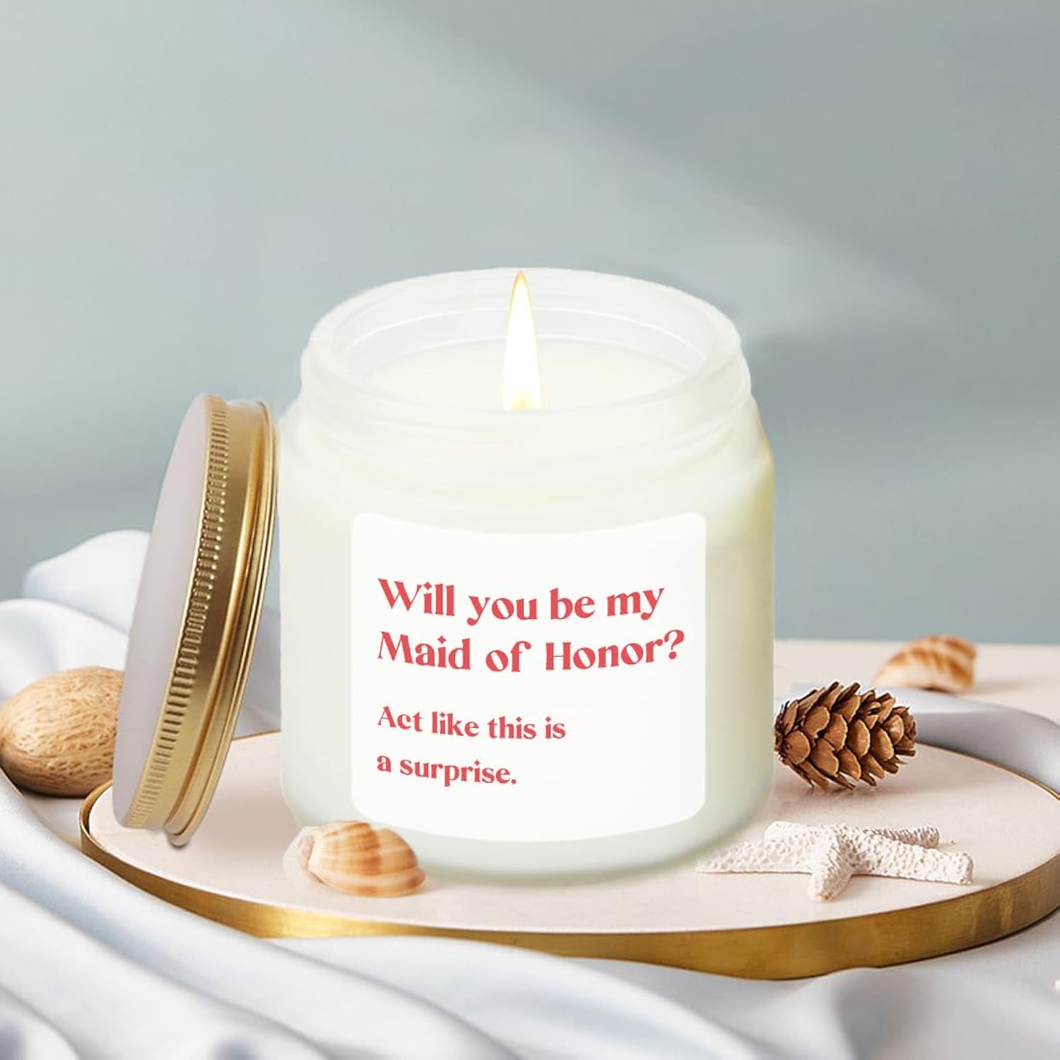 Maid Of Honor Gifts Scented Lavender Soy Candle 4Oz