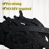 Go Sha It'S Your Birthday Banner, Hip Hop Birthday Party Decorations Supplies, Rap Theme Bday Bunting Sign, Pre-Strung, Photo Props (Black)