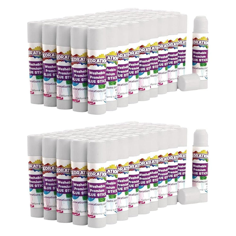 Premium Glue Sticks, Set Of 100, Each Stick 0.17, Dries Clear, Acid Free Glue,