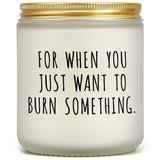 Relaxation Gifts For Women Men, Funny Calm Down Gifts For Friend Coworker Boss Mom Sister Work Bestie, Relaxing Gift For Birthday Christmas Retirement Graduation, Calming Lavender Scented Candle
