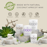 6.5Oz Candle, Coconut Apricot Wax Candle For Home (Tiare) Home Fragrance Products, 1 Wick Candle, Enhance Indoor Aroma, Vegan & Cruelty-Free, Clean Burning And Hand Poured Candle