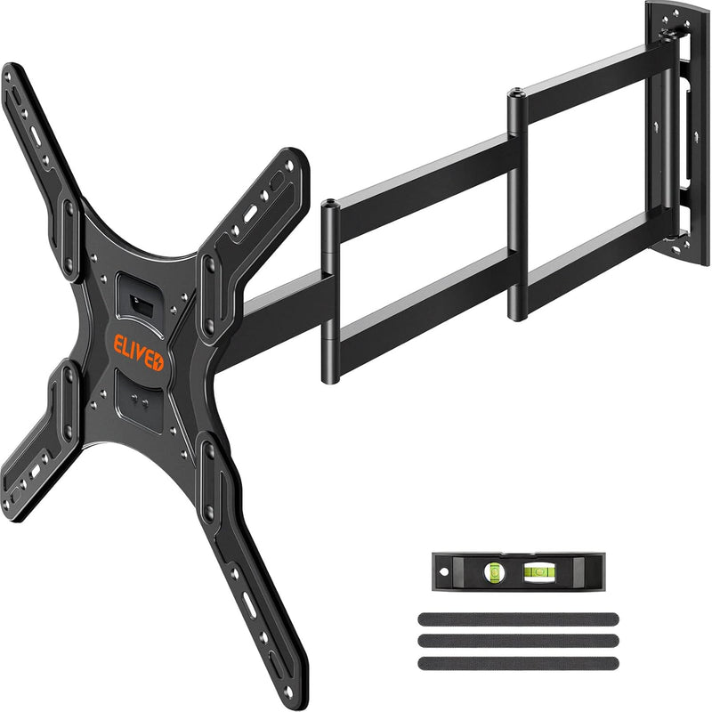 Long Arm Tv Mount For Most 26-65 Inch Tvs, Corner Tv Mount With 37.4 Inch Exte