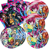 40Pcs Monster-High Party Supplies, Party Tableware Set For 20 Guests?Theme Birthday Decorations ?Used For Monster-High Birthday Party Supplies