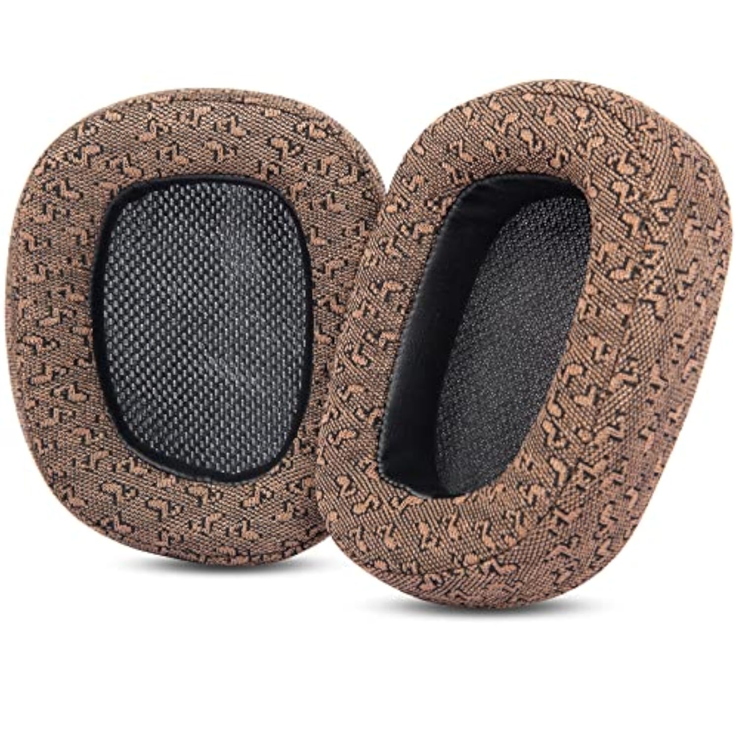 G933 G633 Replacement Earpads Ear Cushions Compatible With Logitech G933S G633S G935 635 Gaming Headset Upgrade Ear Pads Parts (Brown Fabric+Headband)