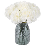 10 Pcs Artificial Carnations Realistic 10.6” White Carnations For Vase Office Living Room Bathroom Home Decor