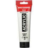 Talens Japan T1709-105 464840 Acrylic Paint, Amsterdam Acrylic Color, Titanium White, 4.2 fl oz (120 ml)