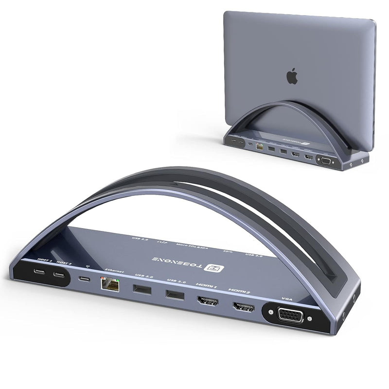 Usb C Docking Station Dual Monitor For Macbook Pro/Air, Usb C Dock Dual Hmdi,