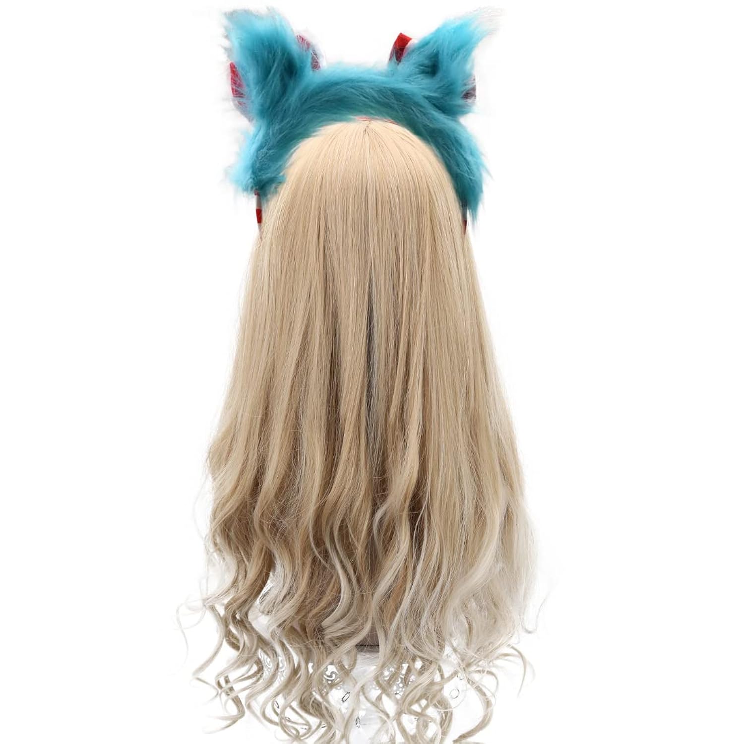 Blue Pom Pom Fuzzy Headband-Blue Halloween Christmas Festival Theme Party Cartoon Cosplay Costume Headbands