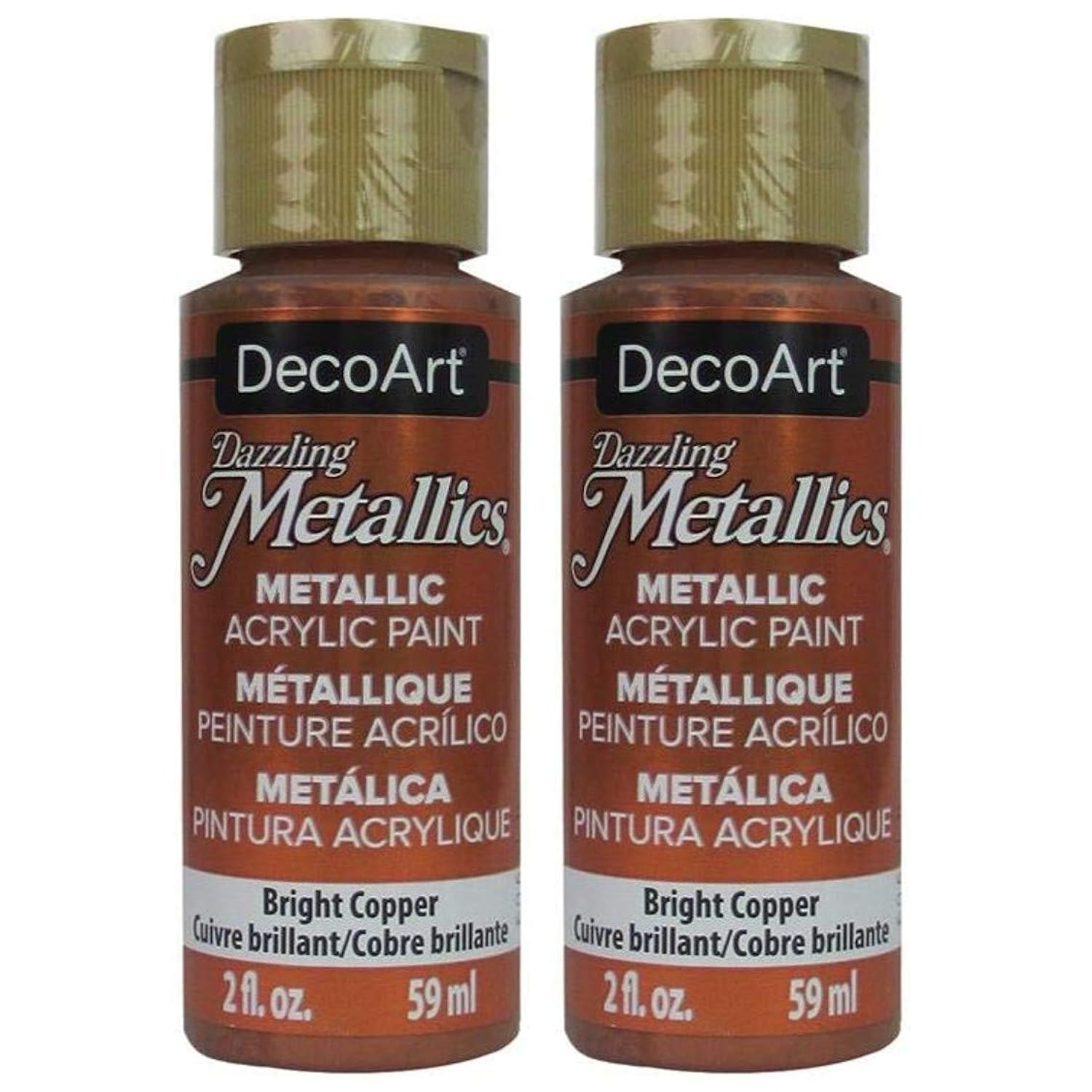 Dazzling Metallics Acrylic Paint 2oz-Bright Copper