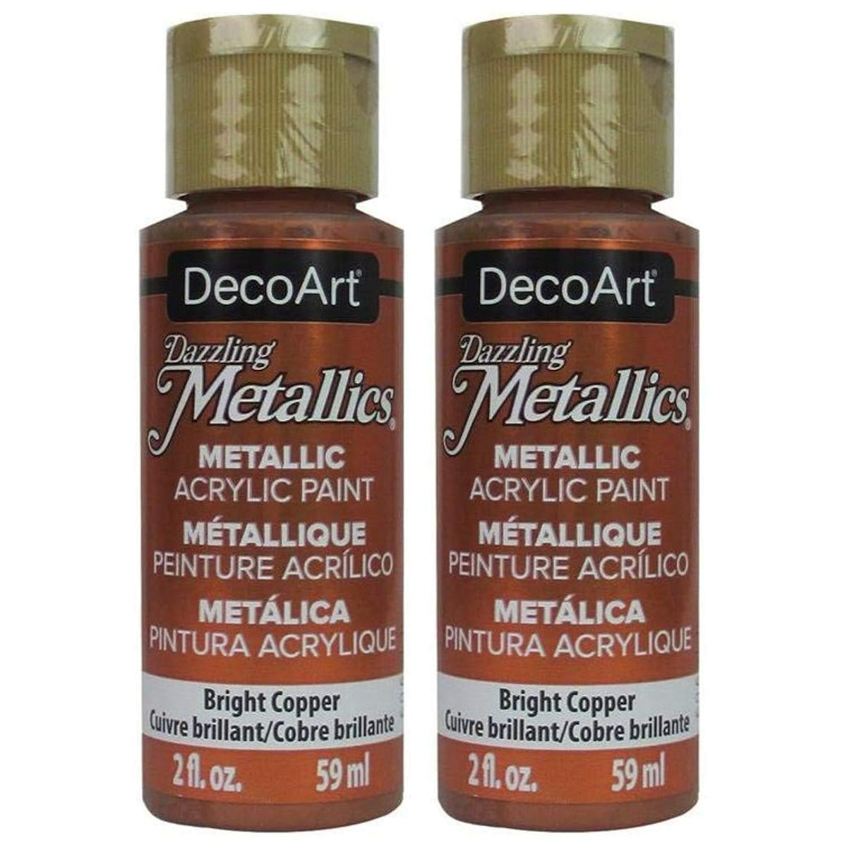 Dazzling Metallics Acrylic Paint 2oz-Bright Copper