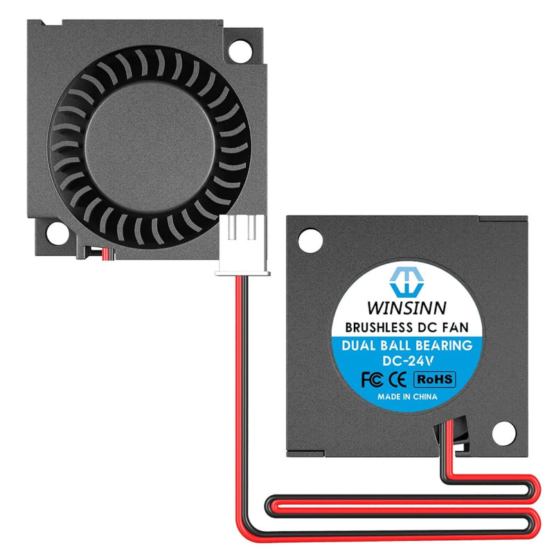 30Mm Blower Fan 24V, Micro 24 Volt Fans Blower 3010 Dual Ball Bearing, 30Mmx10