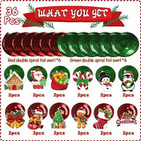36pcs Christmas Hanging Foil Swirls, Xmas Hanging Decoration Christmas Foil Ceiling Hanging Swirls for Indoor Outdoor Christmas Holiday Party Supplies