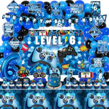 149Pcs 6th Birthday Decorations Video Game Theme for Boys with Banners, Balloons & More