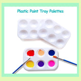 300Pcs Mini Acrylic Paint Set, 20 Pack 3Ml 12 Colors Paint Bulk With 40Pcs Brushes And 20Pcs Palettes, Acrylic Paint Strips For Kids, Perfect For Birthday Party Home Classroom Favors