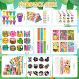 216Pcs Hawaiian Luau Party Favors Aloha Summer Tropical Tiki Theme School Stationery Set Bulk For Kids Beach Pool Birthday Party Goodie Bag Stuffers Classroom Gifts Rewards Pinata Filler