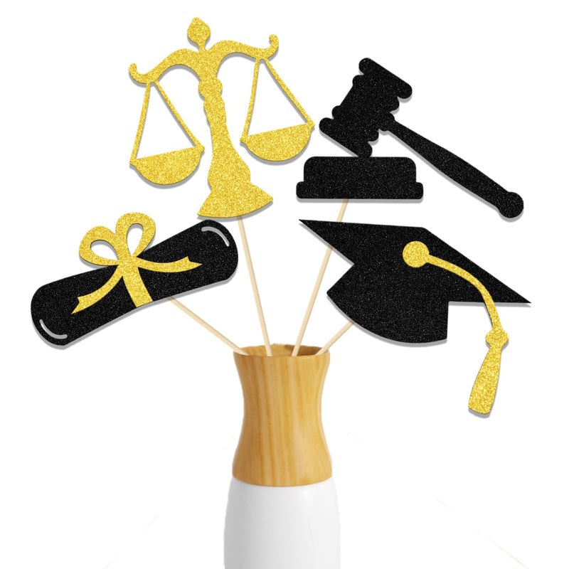 Law Graduation Centerpiece Sticks, Law School Grad Future Lawyer Gradu