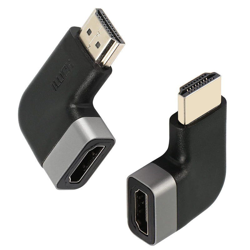 90 Degree Hdmi Adapter, 4K@60Hz, 3D, Audio Return Channel, Ethernet Channel, 2