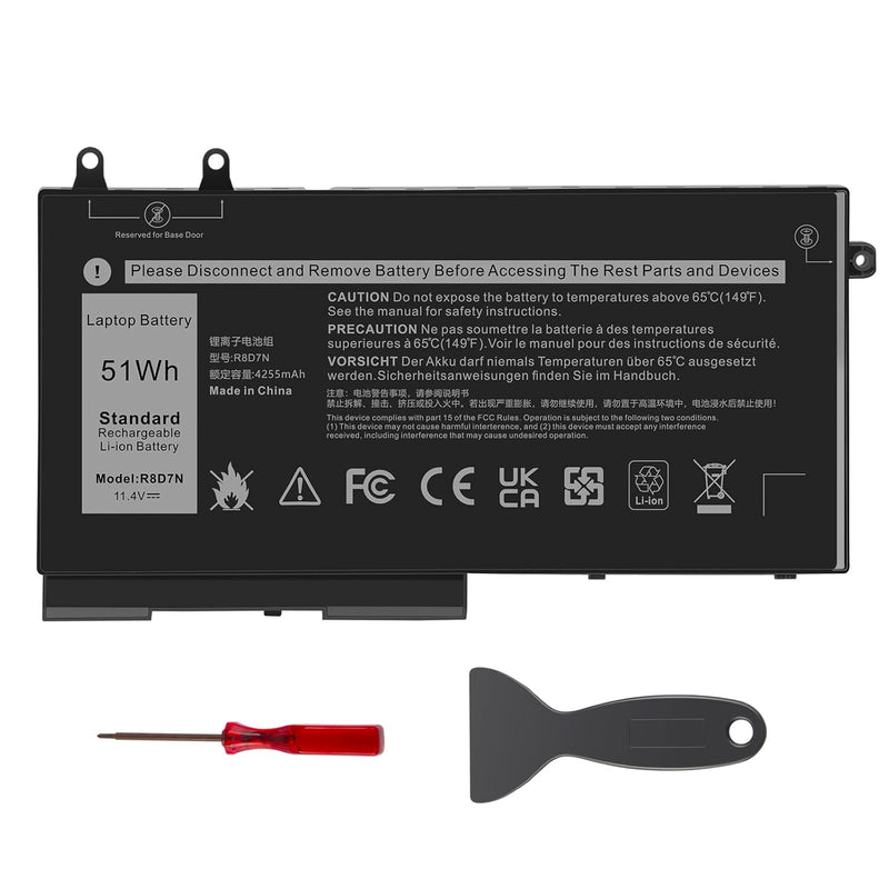 R8D7N Battery Replacement For Dell Inspiron 3540 M3550 Latitude 5400 5500 5510