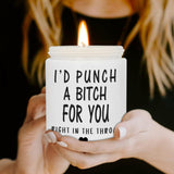 Best Friends Gifts For Women - Christmas Gifts For Her Female Bestie - 7Oz Funny Candle Lavender
