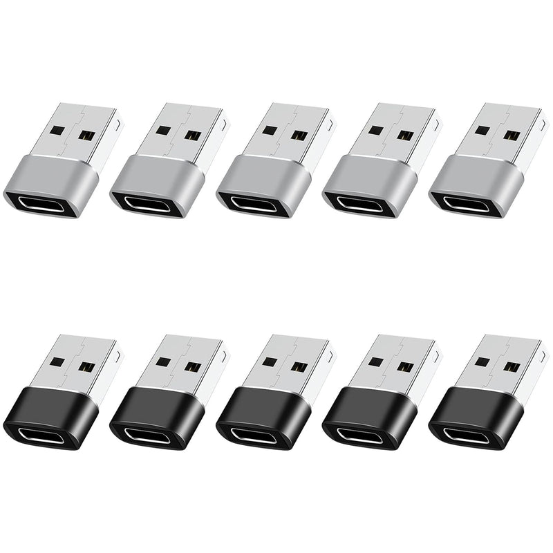 Usb To Usb C Adapter 10 Pack,Usb C To Usb Adapter,Usb C Female To Usb Male Ada