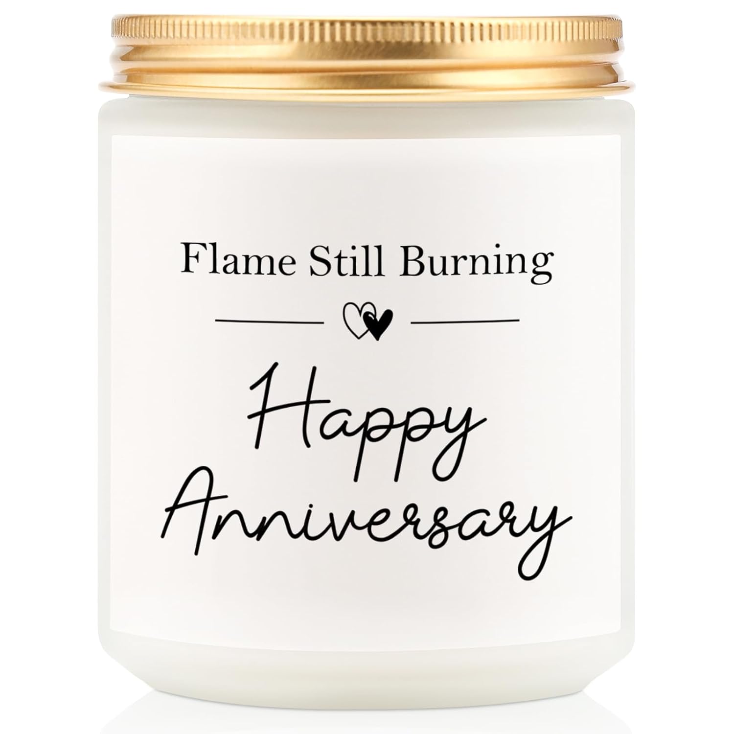 Happy Anniversary Couple Gifts - 10Th, 25Th, 40Th, 50Th Wedding Anniversary Candle Gifts For Him, Her, Husband, Wife - 7Oz Lavender Soy Wax Scented Candle