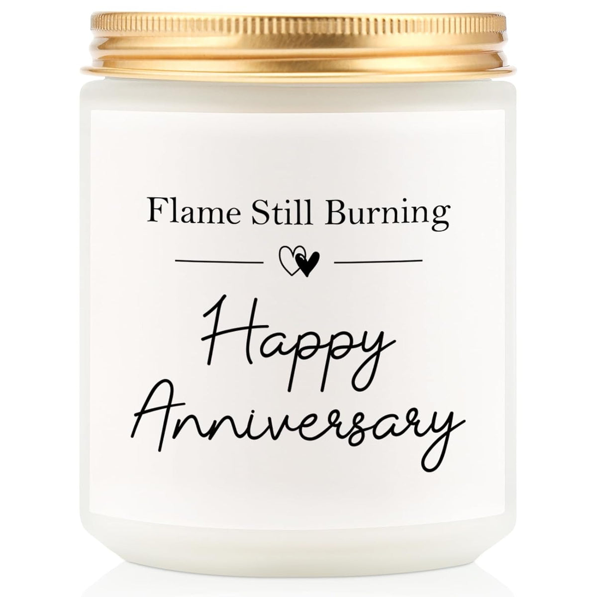 Happy Anniversary Couple Gifts - 10Th, 25Th, 40Th, 50Th Wedding Anniversary Candle Gifts For Him, Her, Husband, Wife - 7Oz Lavender Soy Wax Scented Candle