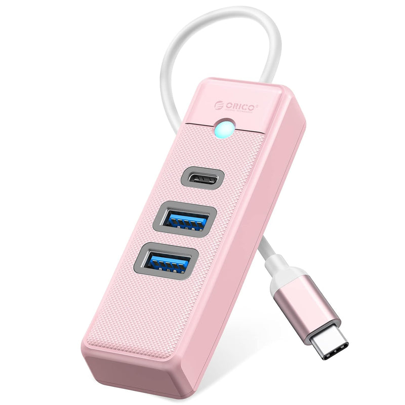 ORICO USB C Hub 3 Ports USB 3.1 Type C to USB 3.0 Hub Adapter with 2 USB A, 1