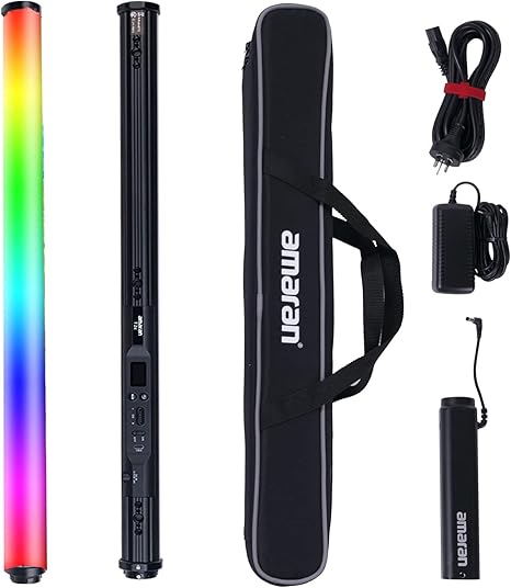Amaran T2C RGBWW LED Tube Light 23.6 Inch 20W App DMX Control Studio Video Light