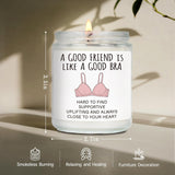 Best Friends Candle Gifts For Women, A Good Friend Is Like A Good Bra,Funny Friend Definition Candles, Friendship Day Birthday Christmas Candles Gift For Women, Bff, Soul Sister, Bestie-27