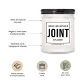 You Nique Designs Joint Replacement Candle - Hip Surgery, After Knee Surgery Gifts For Women, Knee Replacement, Hip Replacement Candles, Knee Surgery Recovery Gifts (Mahogany Teakwood)