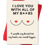 Cute Valentine'S Day Gifts For Husband, Cheeky Anniversary Card Gift For Boyfriend, Hilarious Vday Birthday Card For Him Fiance