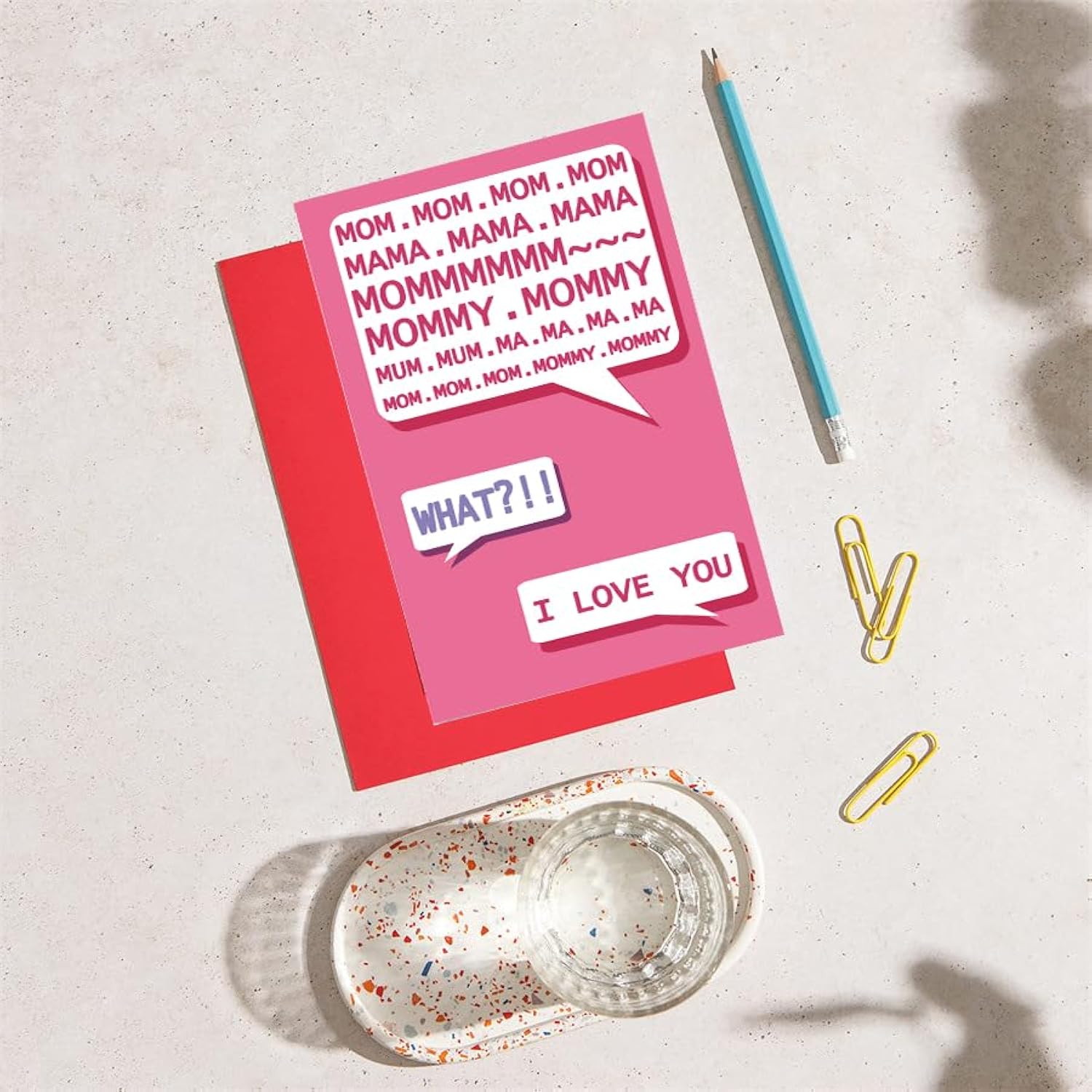 Funny Birthday Card For Mom, Mom Birthday Card For Mother Wife Her, Thank You Card For Grandma Stepmom, Cute Greeting Card For Parents, Mother'S Day Card From Kids