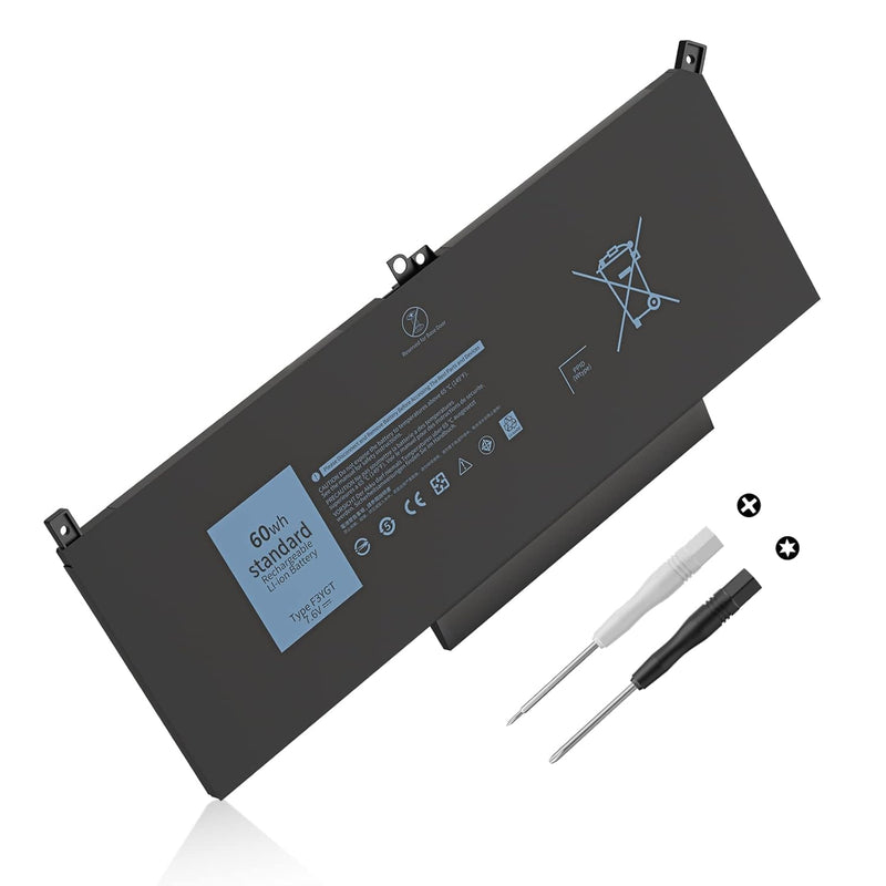 F3Ygt Replacement Battery For Dell Latitude 7480 7490 7280 7290 7380 7390 P73G