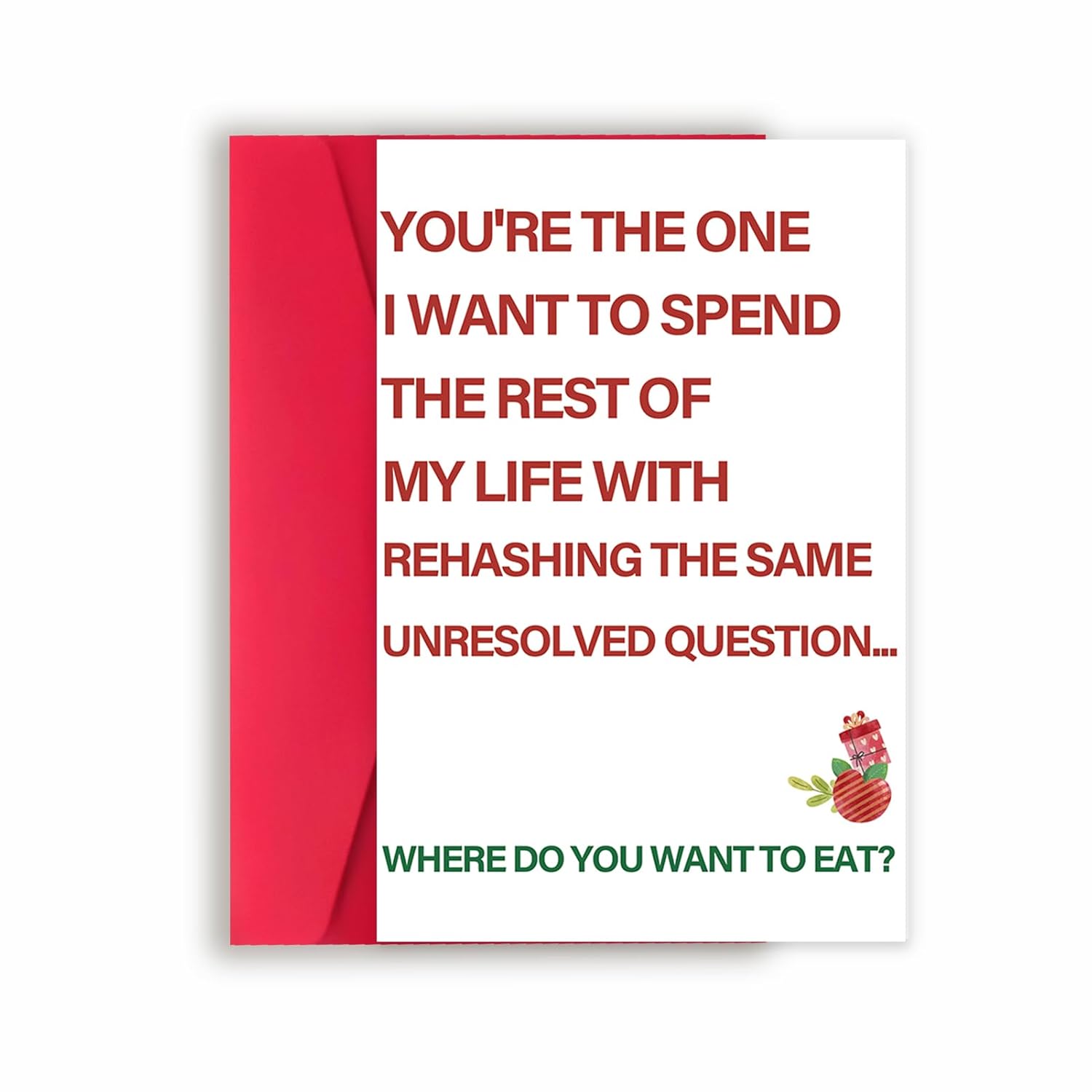 Funny Valentine Day Card For Him Her. Unique Valentine'S Day Card Gift For Boyfriend Girlfriend, Romantic Birthday Anniversary Card Gift For Women Men