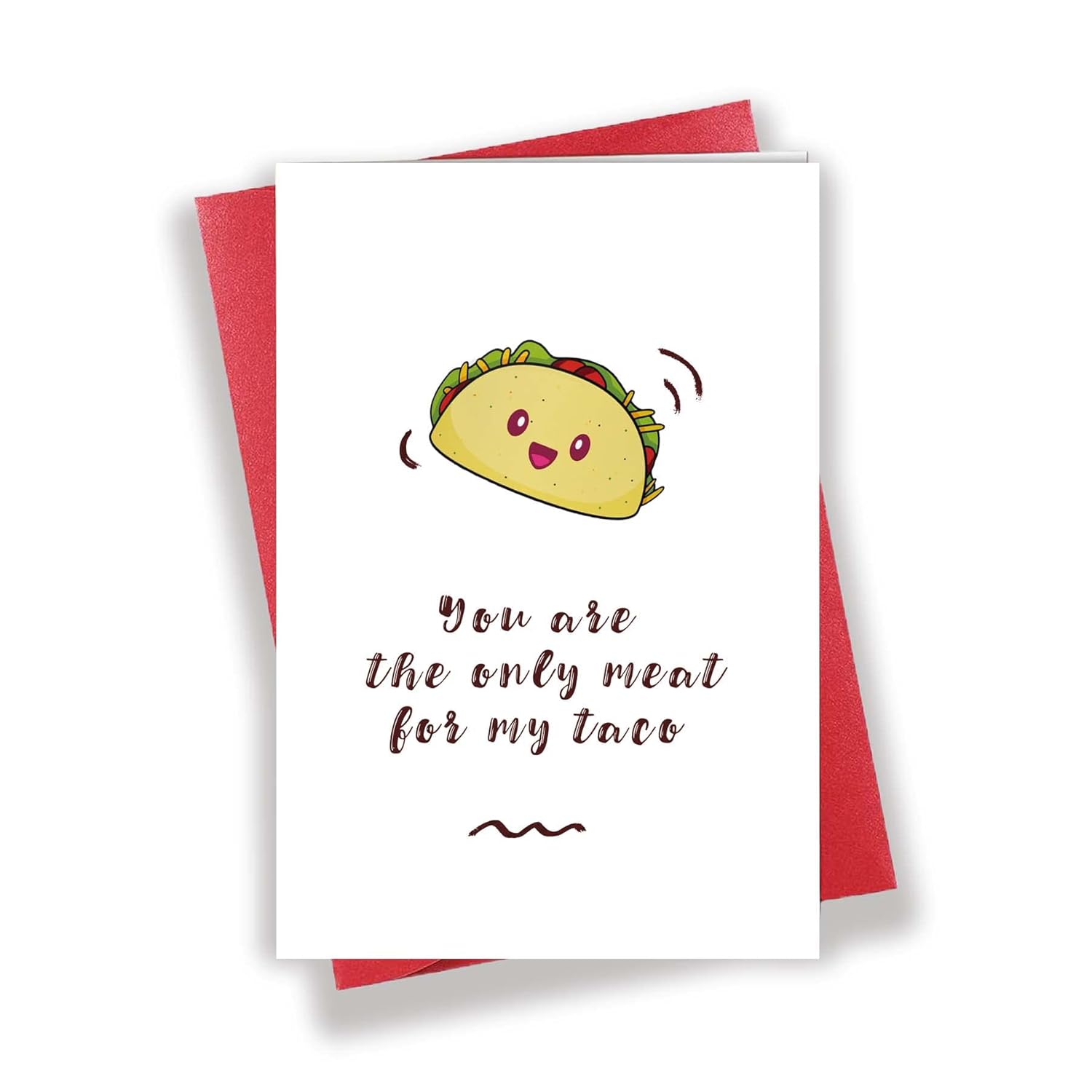Naughty Anniversary Card For Husband Boyfriend, Sexy Funny Valentine’S Day Card For Him, The Only Meat
