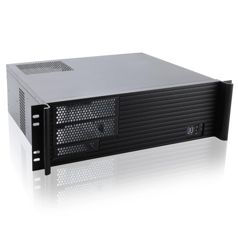 3U Rackmount Server Chassis With 2X5.25+1X3.5 Front Bays Atx/Matx/Mini-Itx Sup