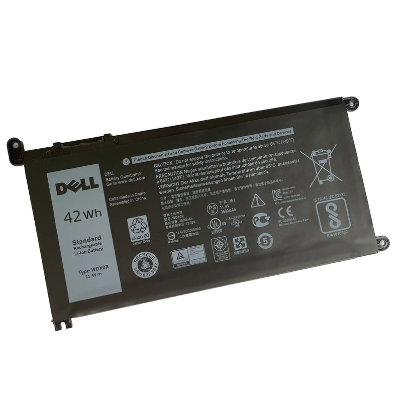 Dell Wdx0R 11.4V 42Wh Battery For Dell Inspiron 5368 5378 5379 5565 5567 5568