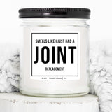 You Nique Designs Joint Replacement Candle - Hip Surgery, After Knee Surgery Gifts For Women, Knee Replacement, Hip Replacement Candles, Knee Surgery Recovery Gifts (Mahogany Teakwood)