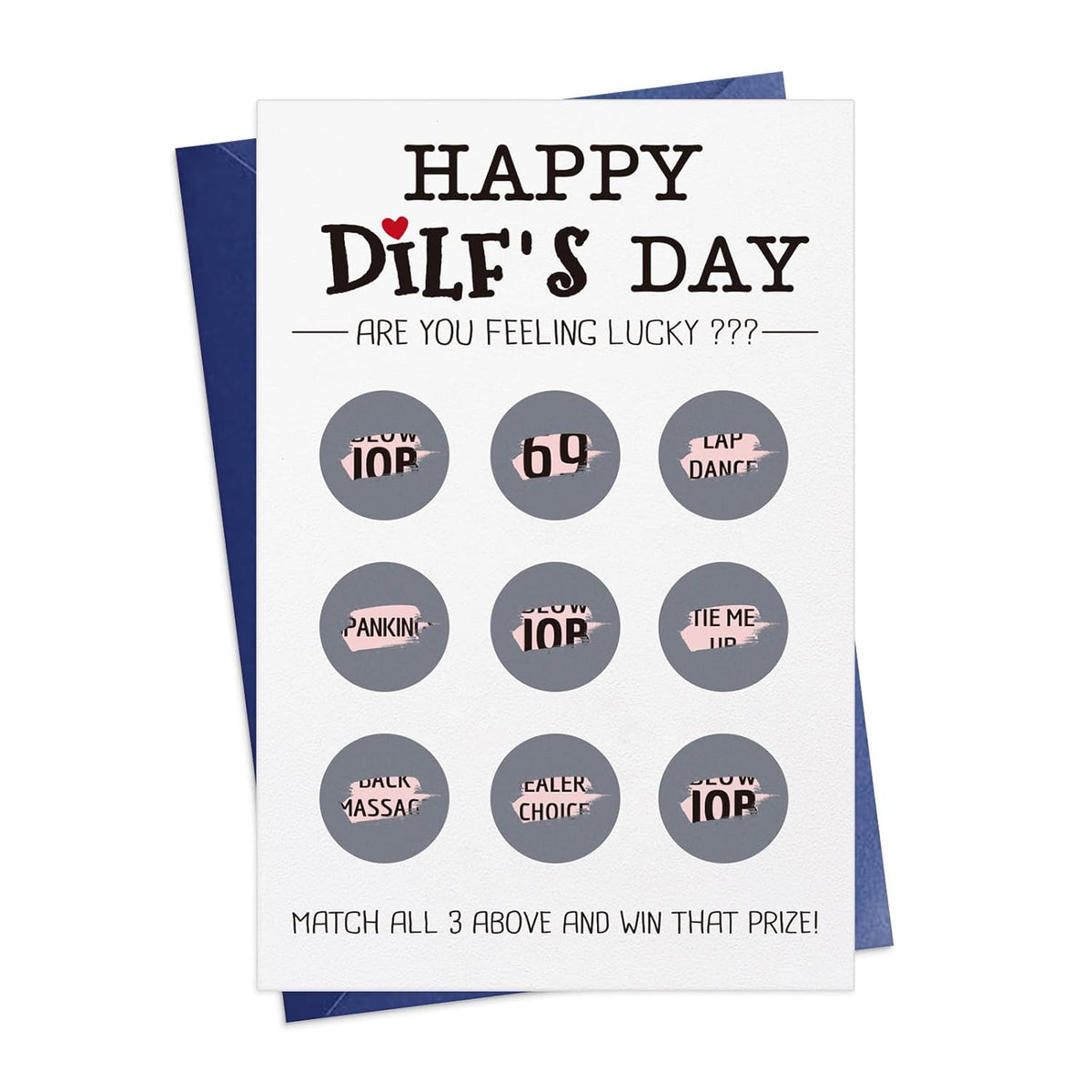 Funny Fathers Day Card For Husband Boyfriend Fiance 4X6 Rude Naughty Romantic Interactive Happy Dilf Scratch Off Fathers Day Gift Greeting Card With Envelope From Wife Girlfriend Fiancee