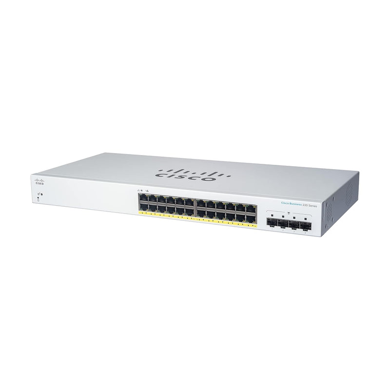 Business Cbs220-24T-4G Smart Switch | 24 Port Ge | 4X1G Sfp | 3-Year Limited H