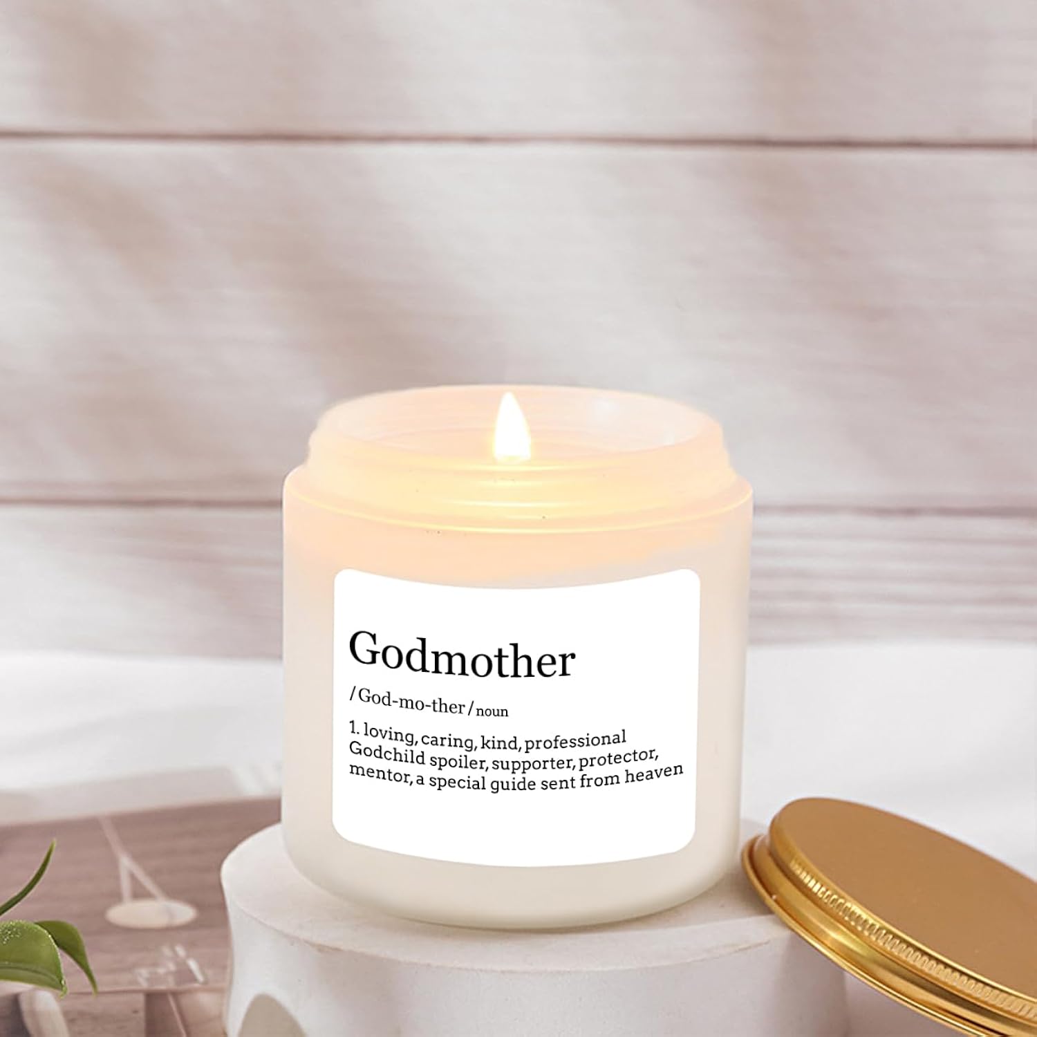 Godmother Proposal Gift - Will You Be My God Mother - Godmother Gifts From Godchild - Gift For Godmother - Lavender Soy Wax Candle 4Oz