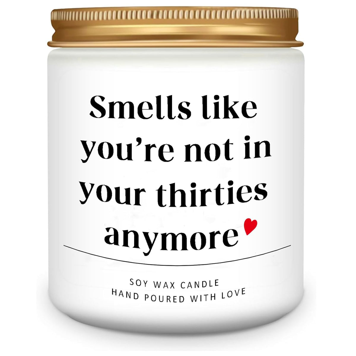 Unique 40Th Birthday Gifts, Handmade Lavender Scented Candle With A Touch Of Humor Perfect For Women Men Moms Dads Friends And Spouses 7Oz