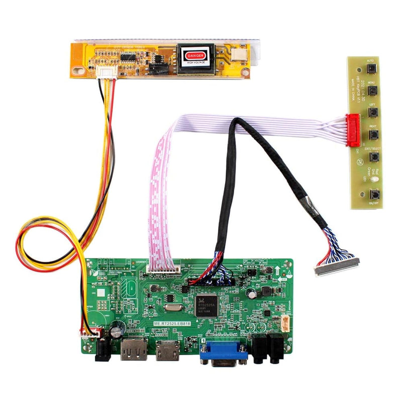 Hd-Mi Vga Dp Lvds Controller Board For 15.4" 17 Inch 1440X900 Claa154Wp05 N154