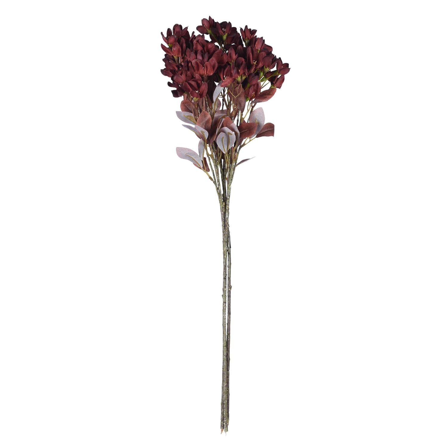 Vickerman 25.5" Burgundy Artificial Primrose Flower Spray, 3 per Bag.