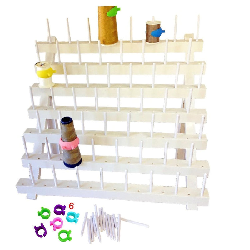 Thread Rack Holder Spool Holder (Removable 70 Pins) Thread Organiser Sewing Or