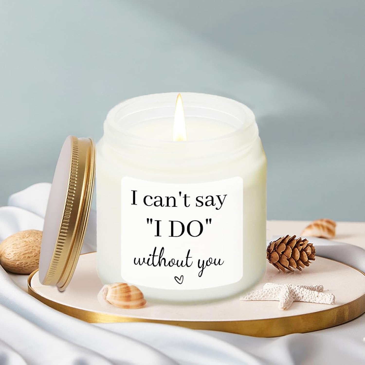 Bridesmaid Gifts Scented Candle Lavender - Funny Matron Of Honor Gifts For Bridesmaids Matron Of Honor Proposal Gift Maid Of Honour Proposal Gift Soy Candle 4Oz